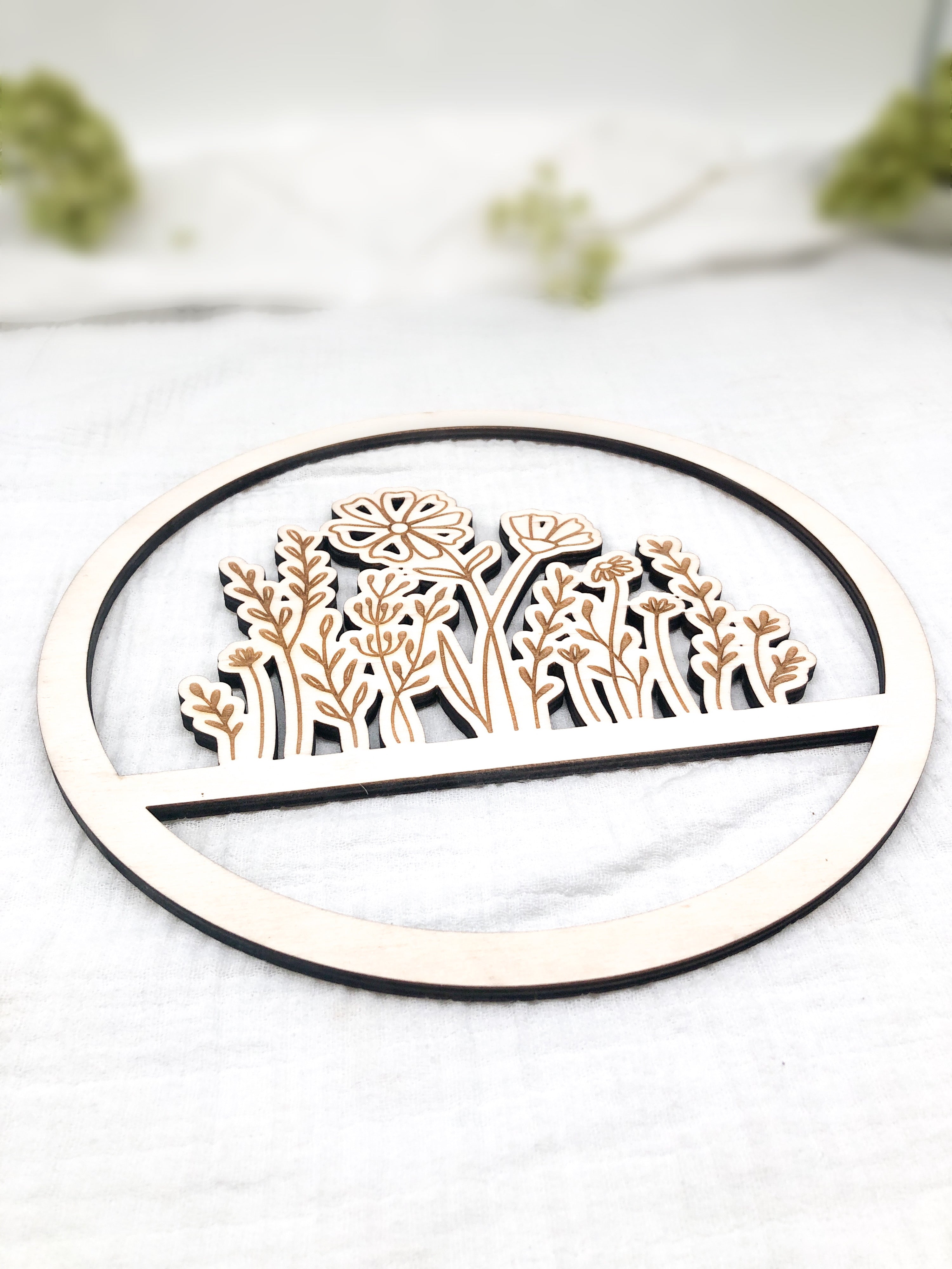 Chair wreath wedding better together made of wood