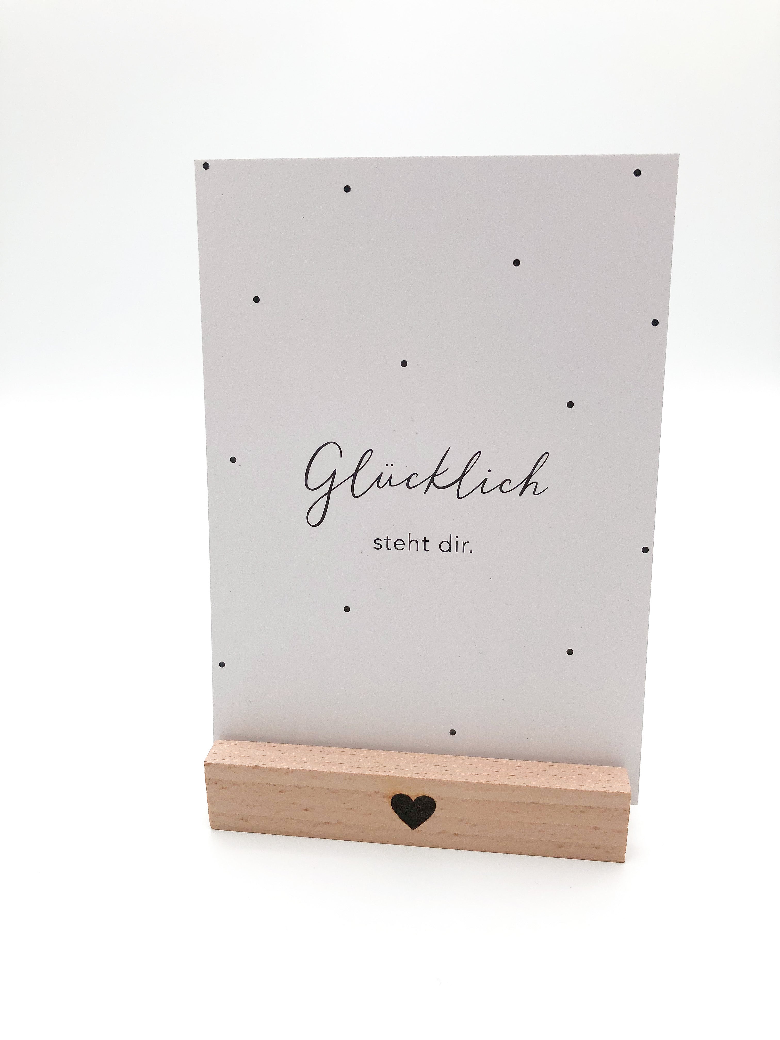 Platzkartenhalter für Karten und Fotos aus Holz mit gravierten Blumen für Hochzeiten, Geburtstage 2-er Set