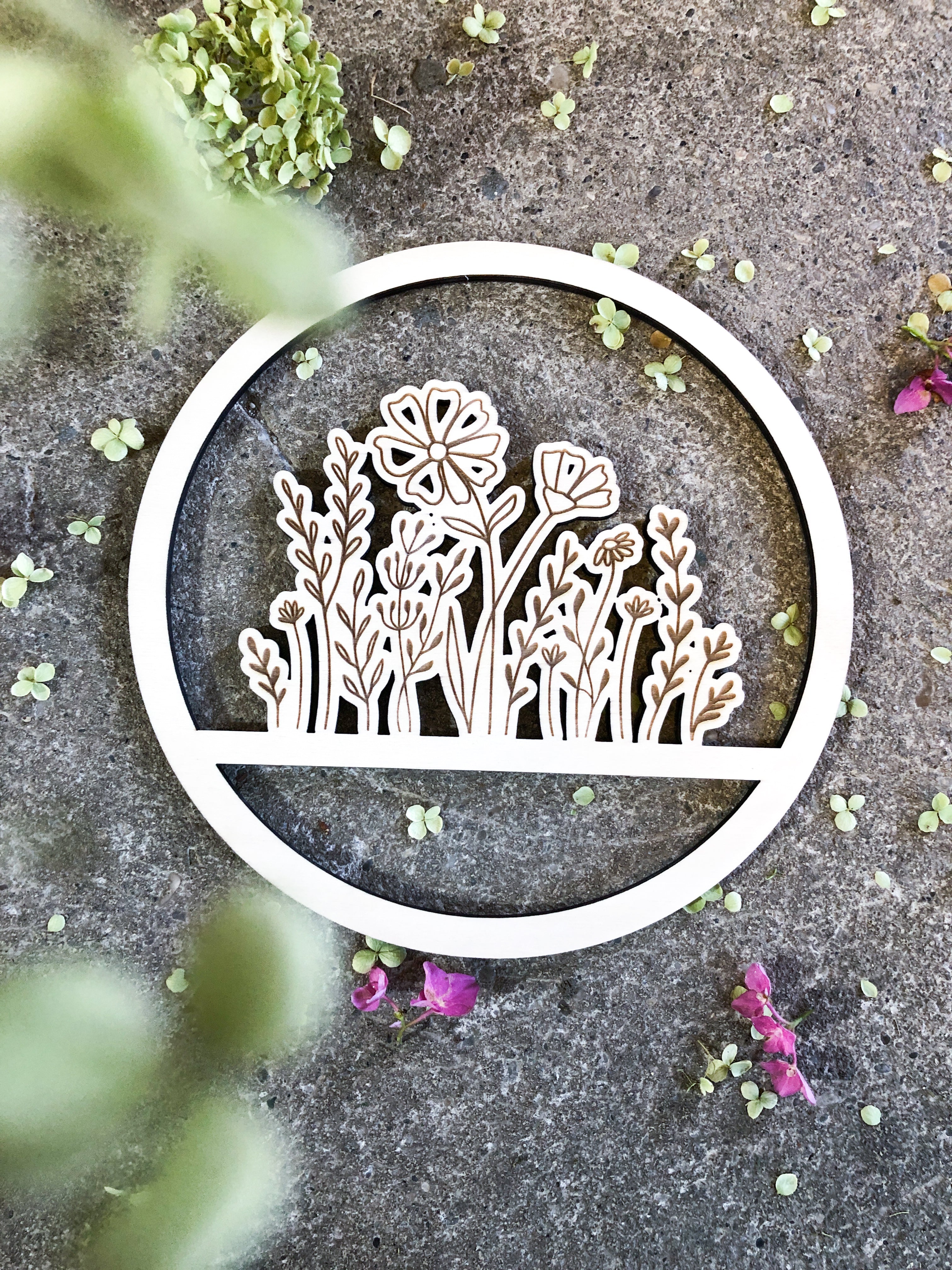 Chair wreath wedding better together made of wood