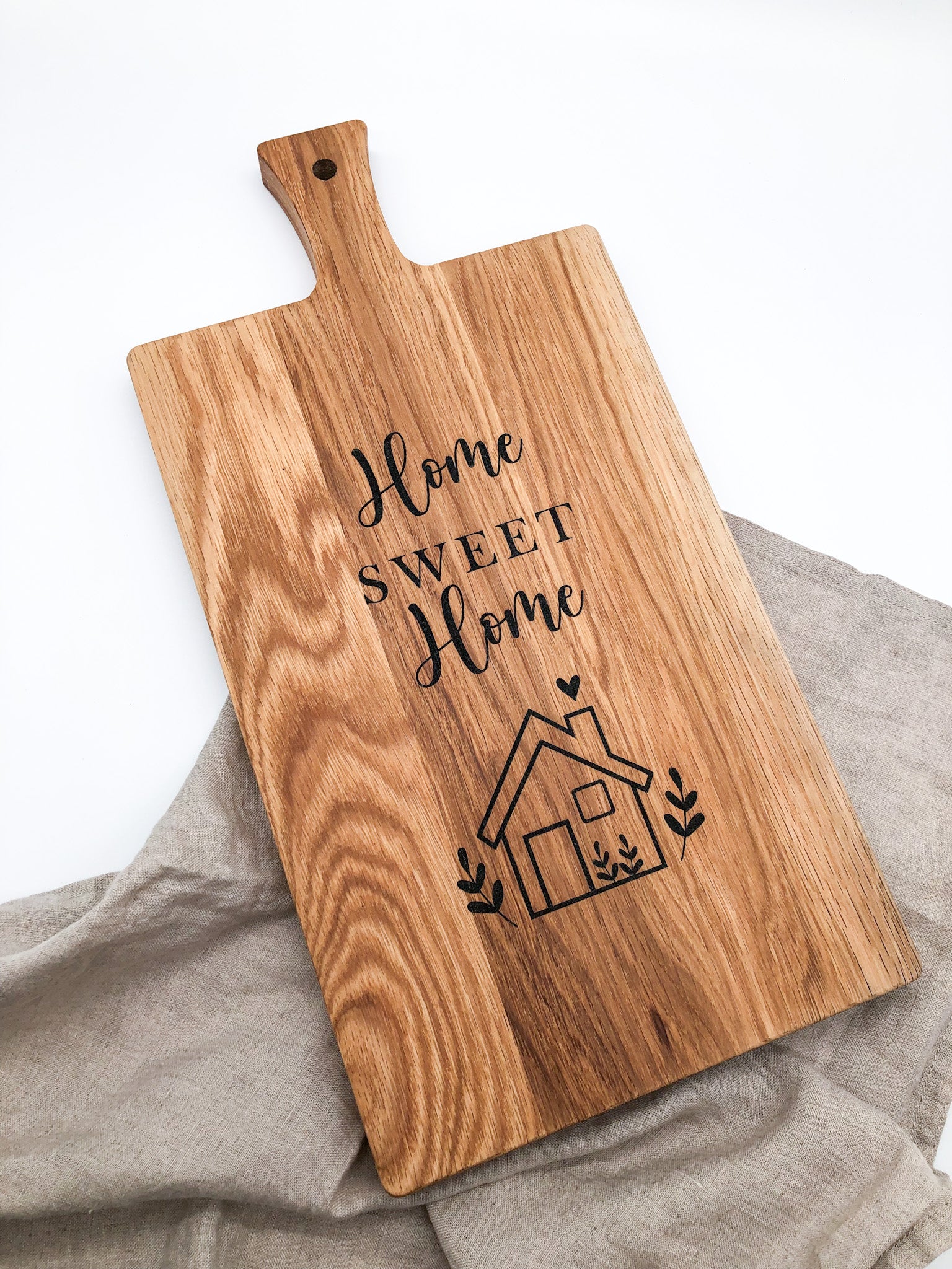 Holzbrett Schneidebrett Home sweet Home