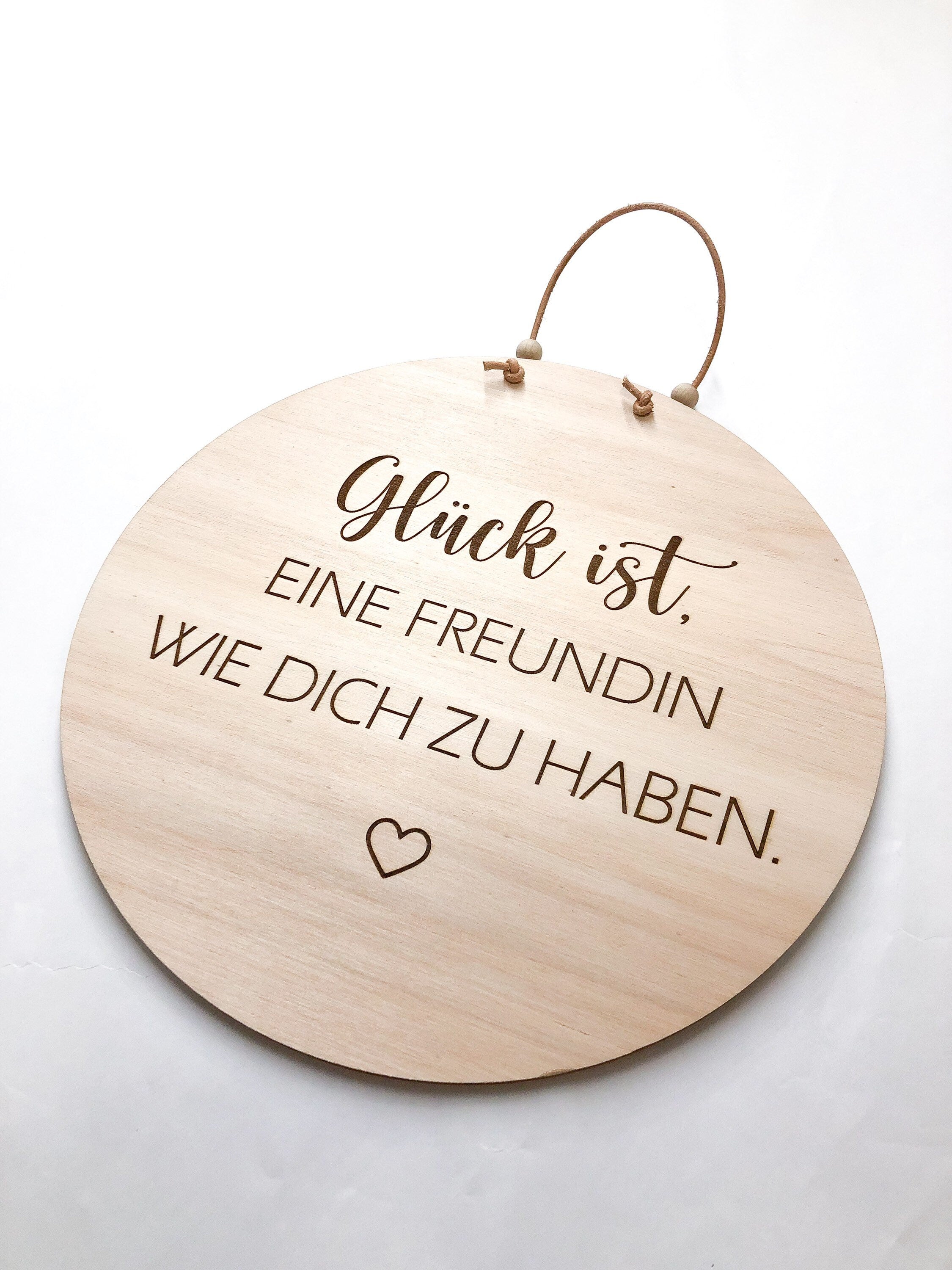 Holzschild Glück ist eine Mama, Oma, Papa, Tante, Schwester, Goli wie dich zu haben personalisiert
