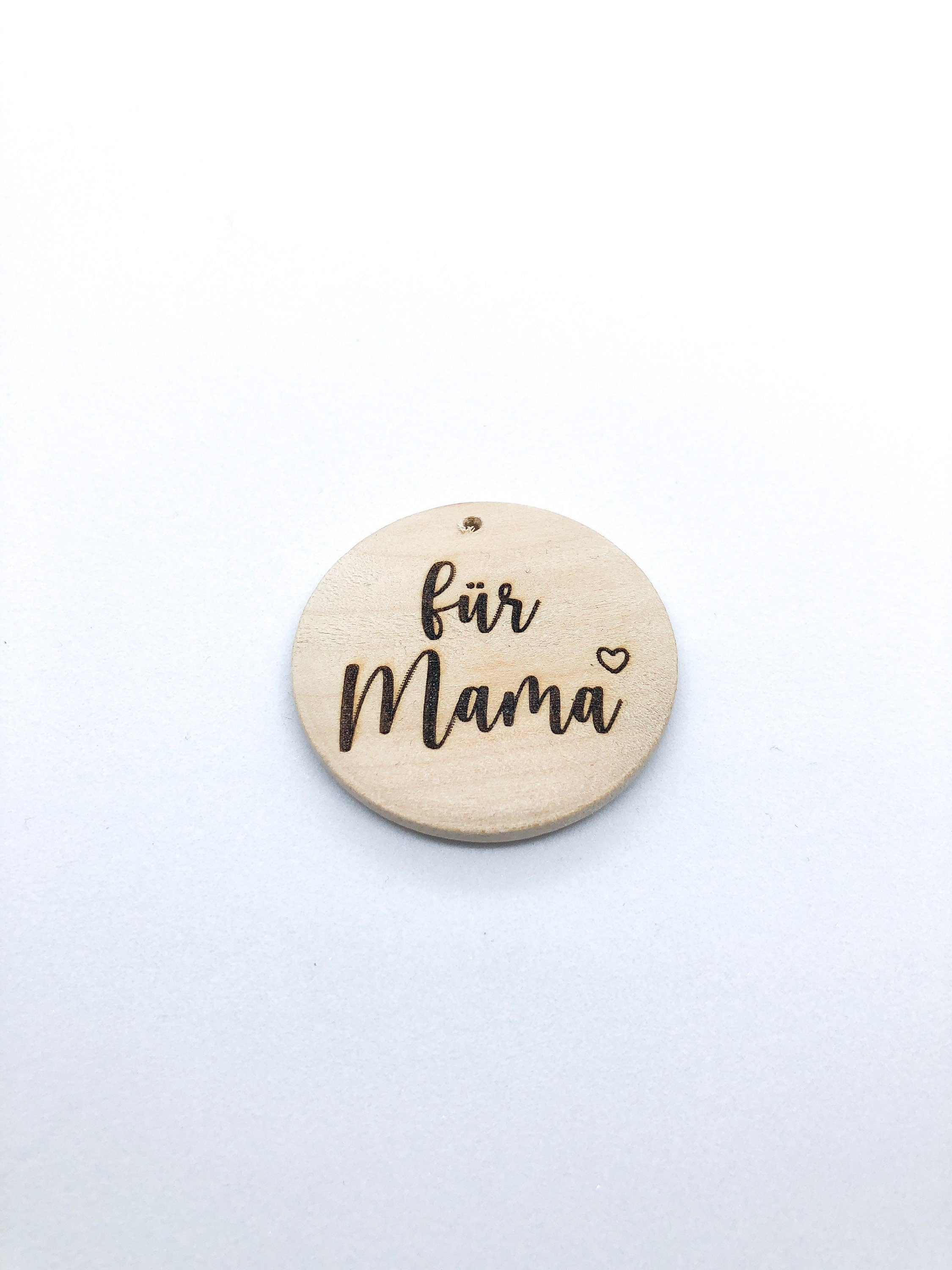 Geschenkanhänger aus Holz Für Mama