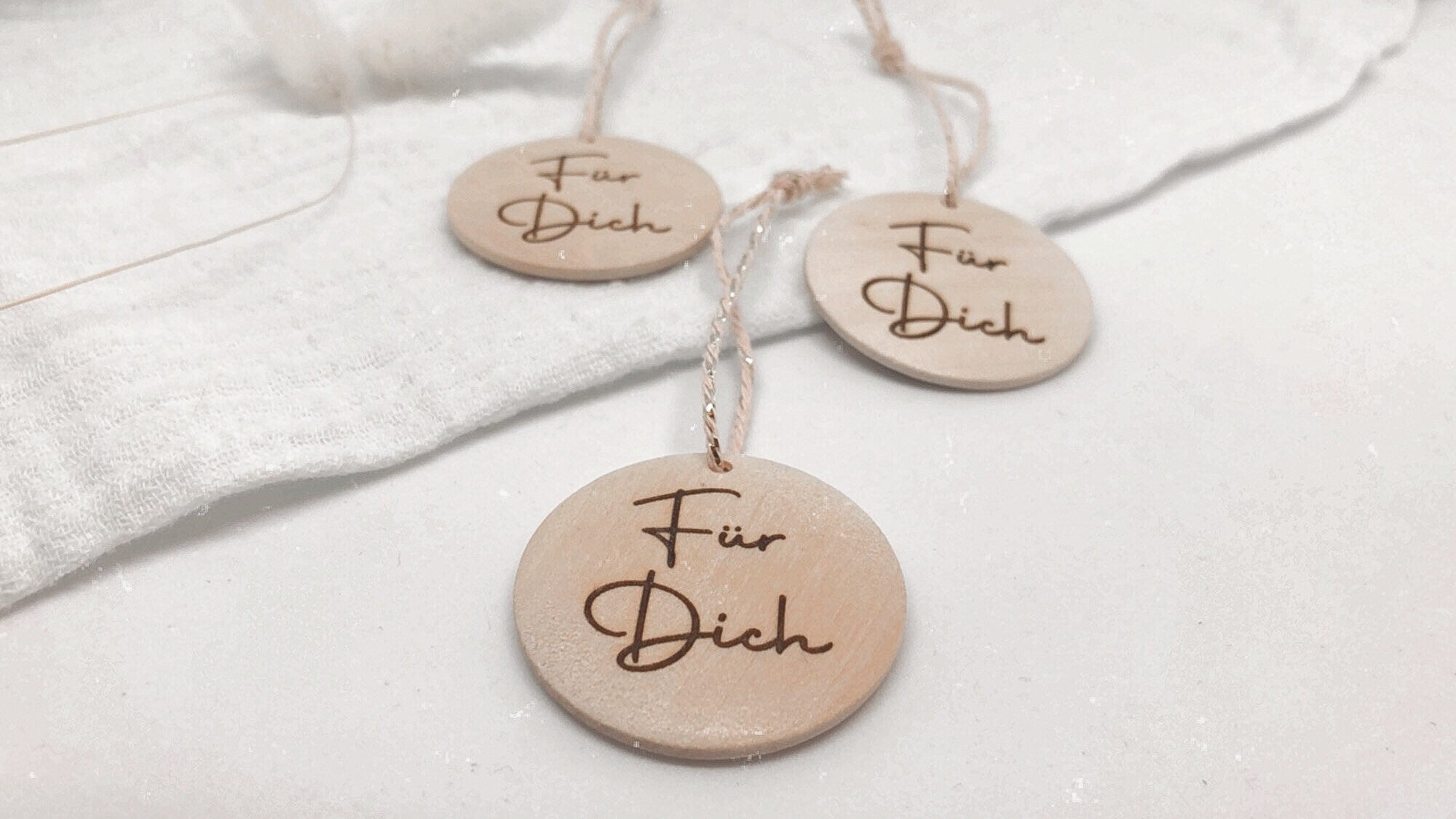 Wooden gift tag for you
