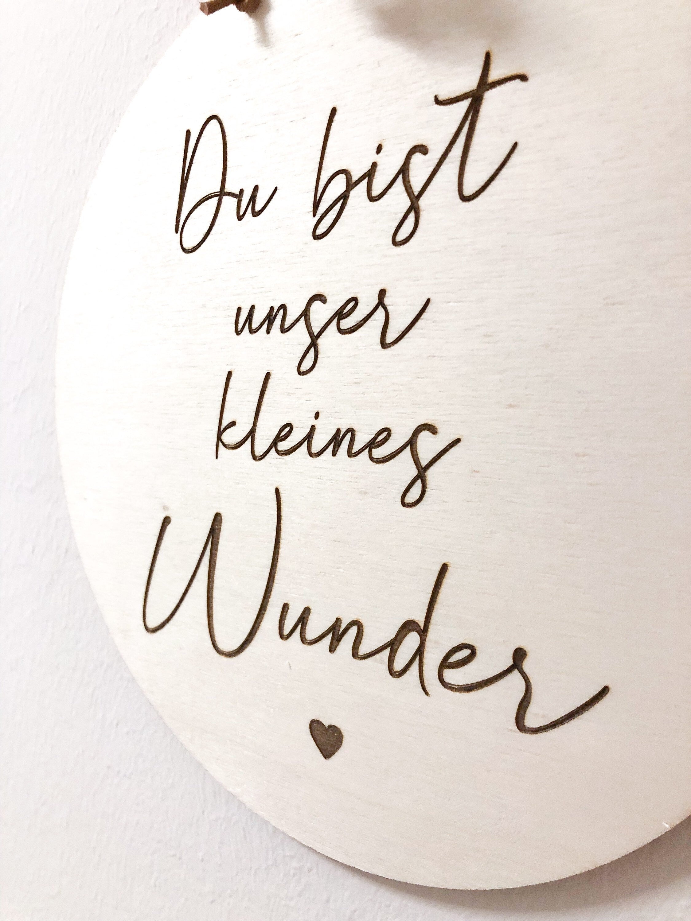 Wooden sign You are our little miracle