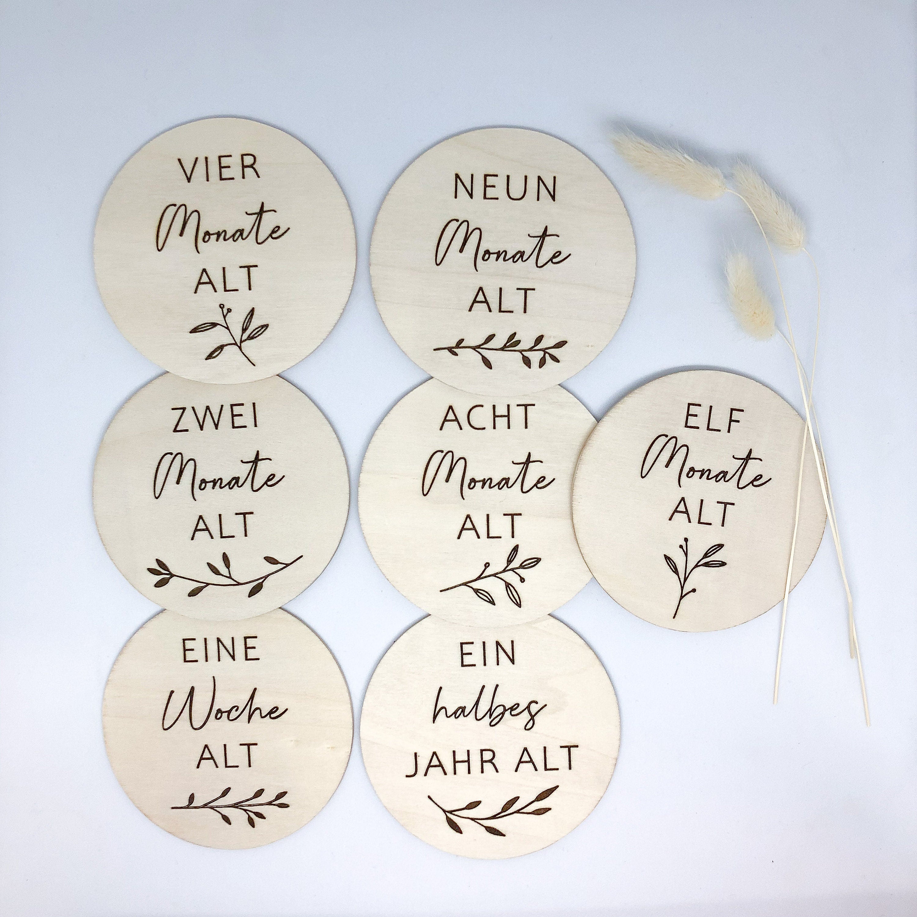 Meilensteine Baby Geschenk mein erstes Jahr