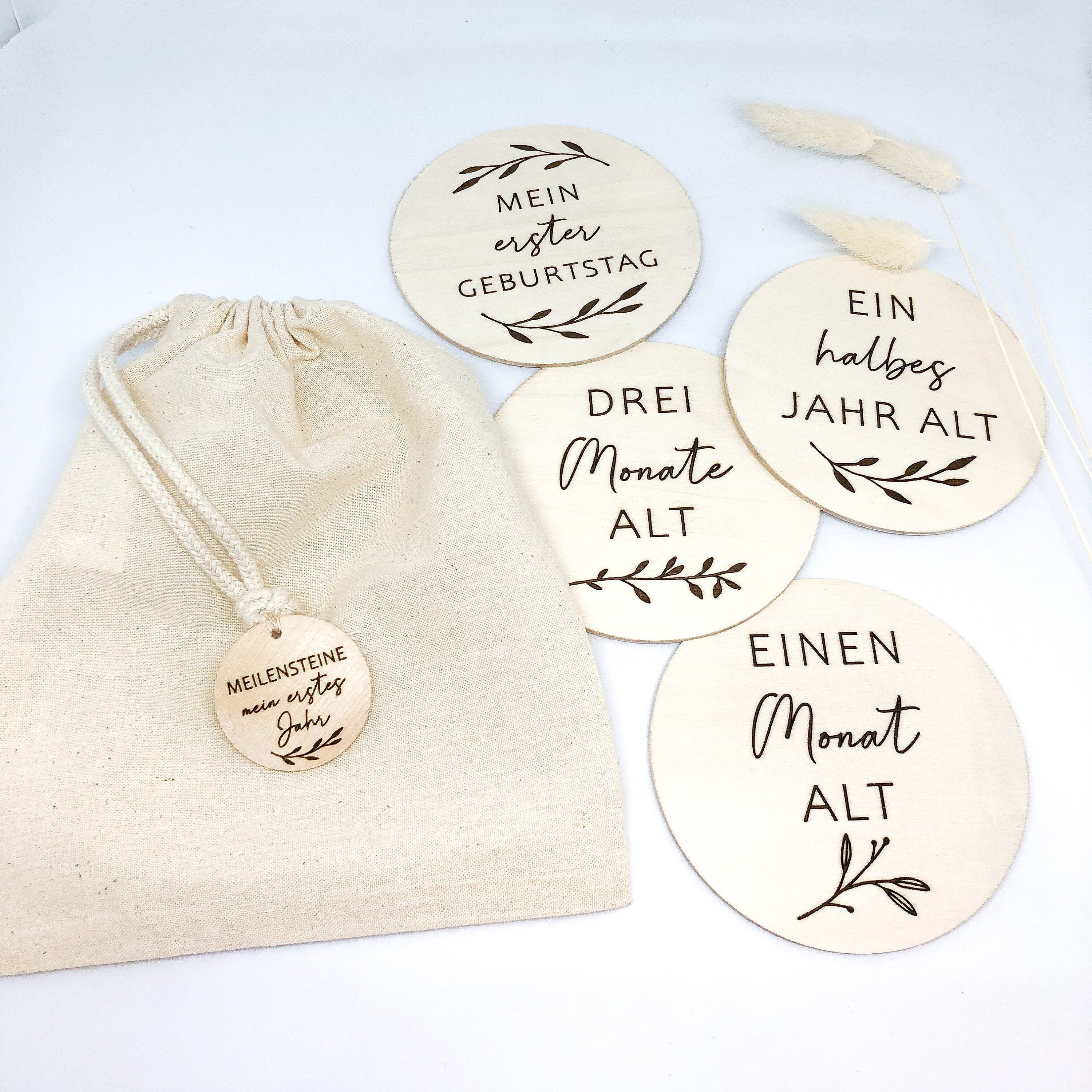 Meilensteine Baby Geschenk mein erstes Jahr