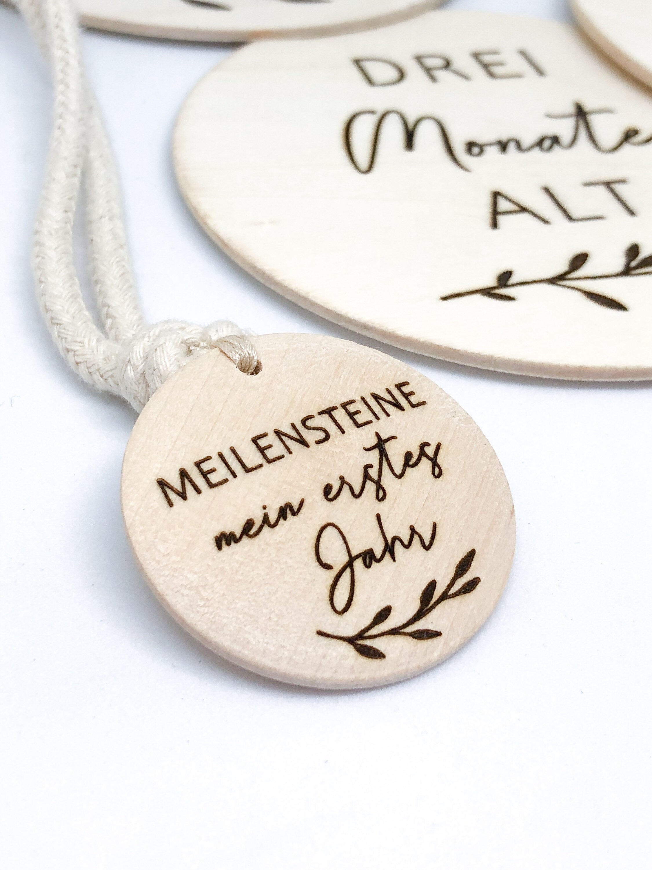 Meilensteine Baby Geschenk mein erstes Jahr