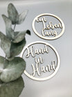 Stuhlkranz Hochzeit Hand in Hand ein Leben lang aus Holz
