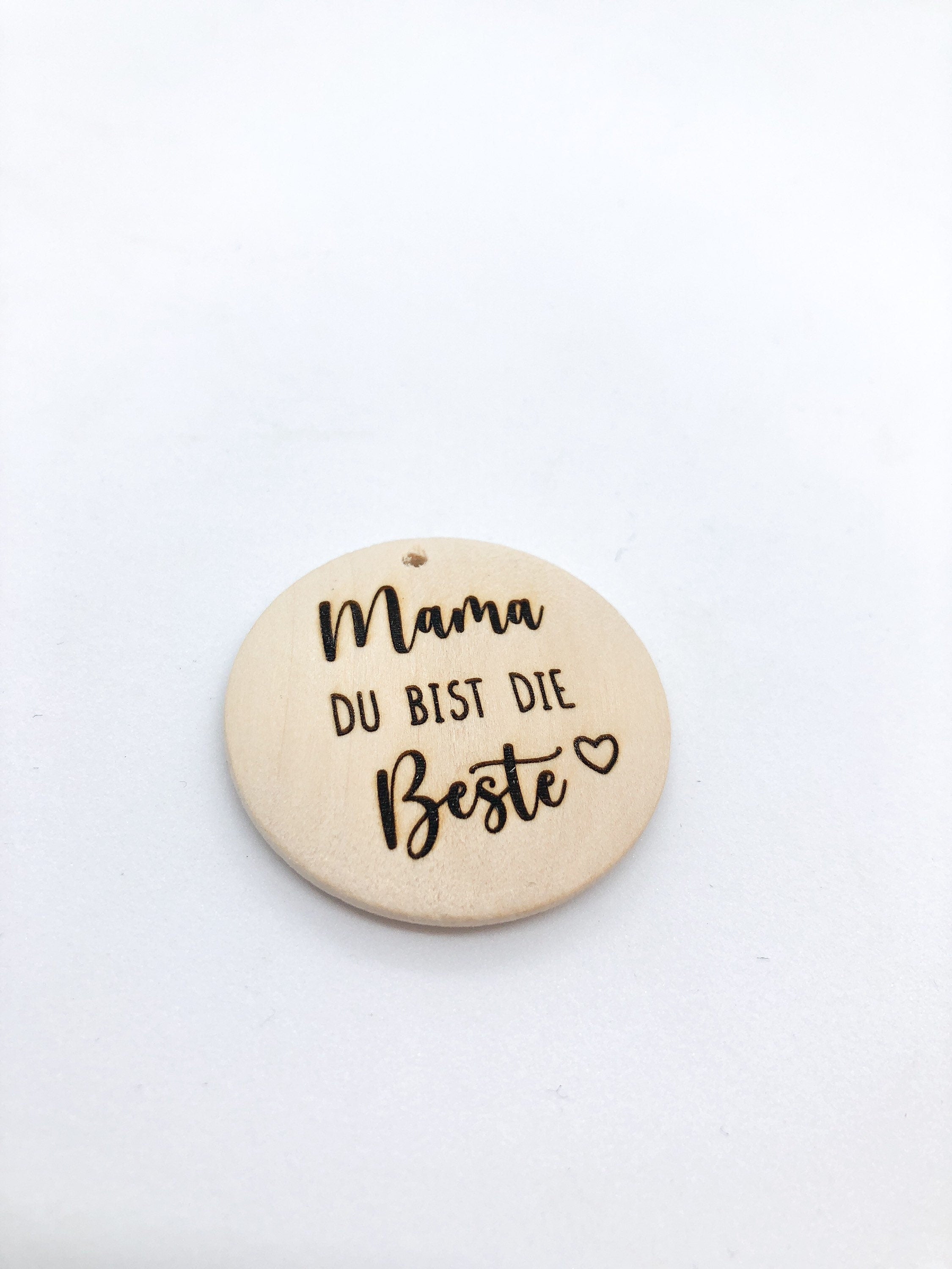 Wooden gift tag Mama you are the best