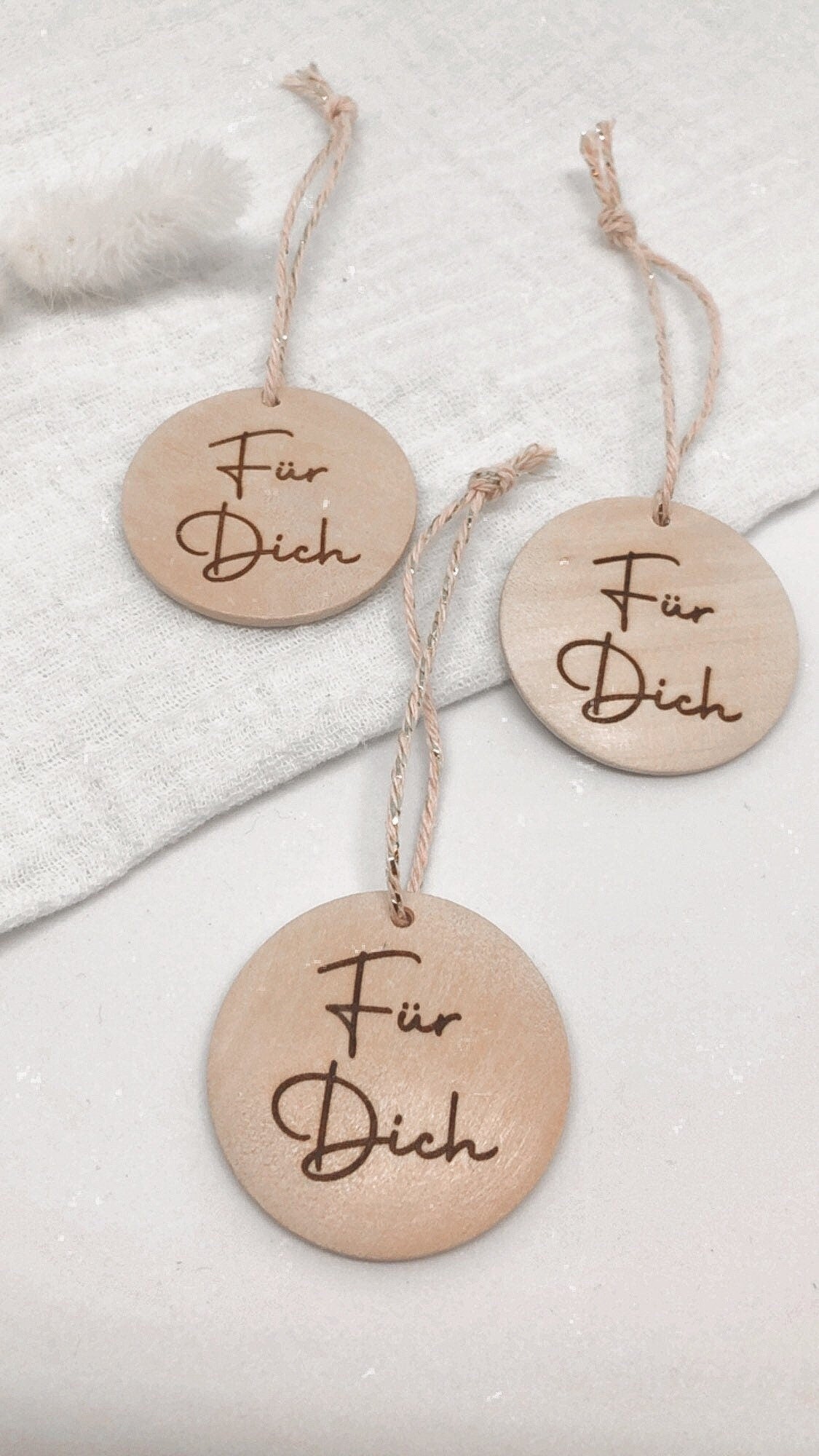 Wooden gift tag for you